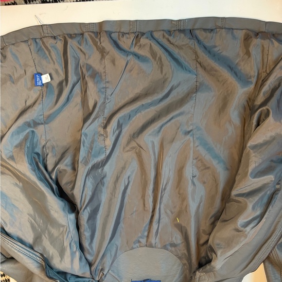 Apt 9 grey pleather jacket. - Picture 8 of 9